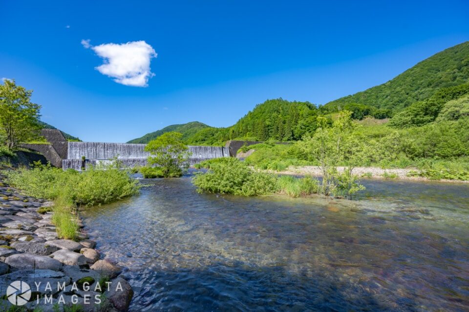 最上白川渓流白川ダム公園（最上町）